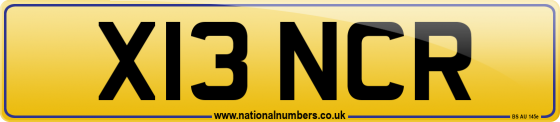 X13 NCR