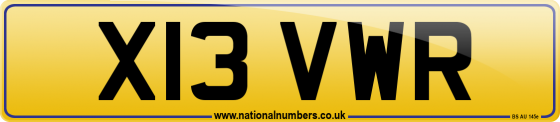 X13 VWR