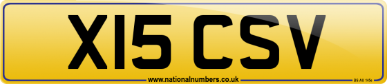 X15 CSV
