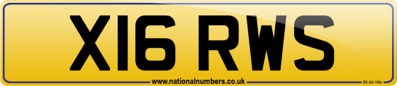 X16 RWS