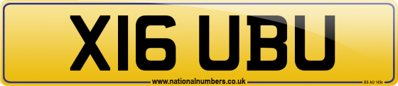 X16 UBU