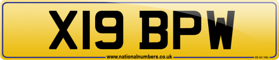 X19 BPW