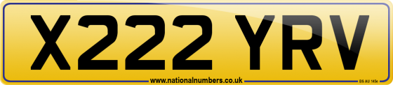 X222 YRV