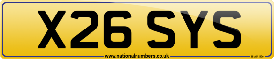 X26 SYS