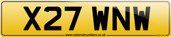 X27 WNW
