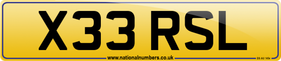 X33 RSL