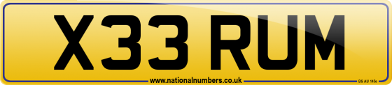X33 RUM