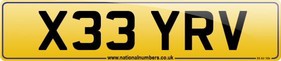X33 YRV