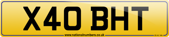 X40 BHT