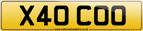 X40 COO