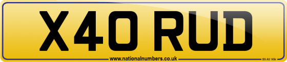 X40 RUD