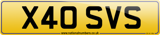 X40 SVS