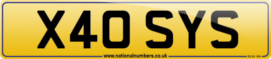 X40 SYS