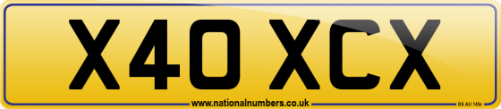 X40 XCX