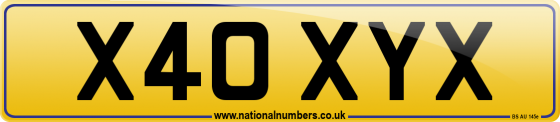 X40 XYX