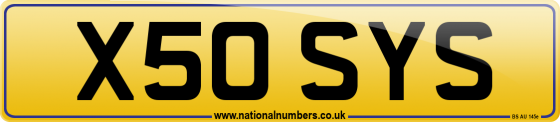 X50 SYS