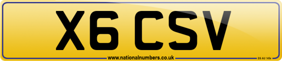 X6 CSV