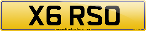 X6 RSO