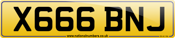 X666 BNJ