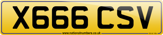 X666 CSV