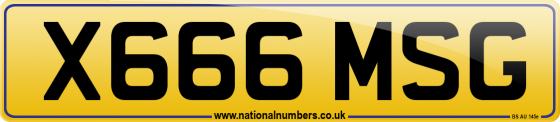 X666 MSG