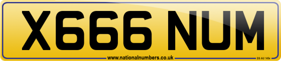 X666 NUM