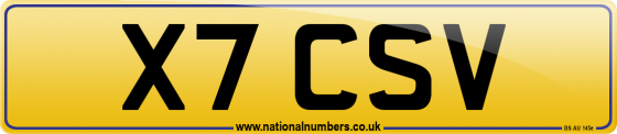 X7 CSV