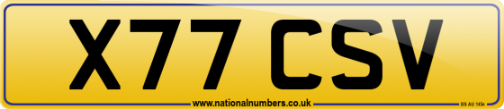 X77 CSV