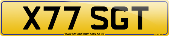 X77 SGT