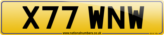 X77 WNW