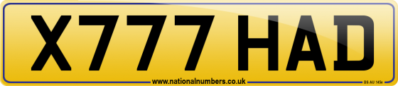 X777 HAD