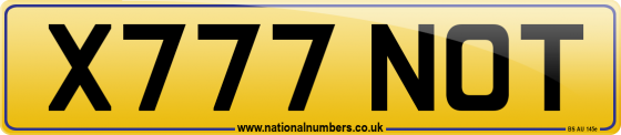 X777 NOT