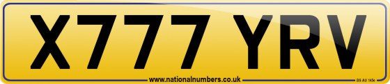 X777 YRV