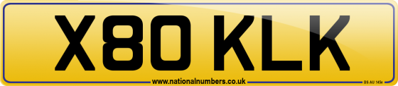 X80 KLK