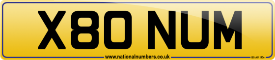 X80 NUM