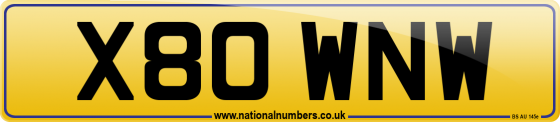 X80 WNW