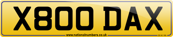 X800 DAX