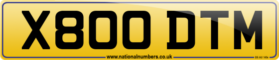 X800 DTM