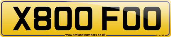 X800 FOO