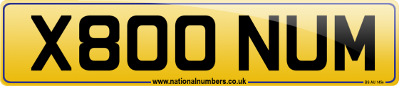 X800 NUM