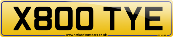 X800 TYE