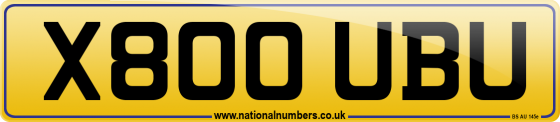 X800 UBU