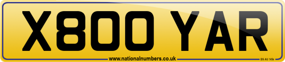 X800 YAR