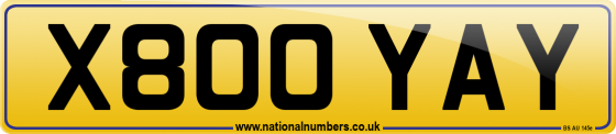 X800 YAY