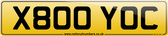 X800 YOC