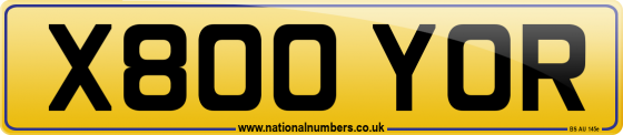 X800 YOR