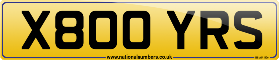 X800 YRS