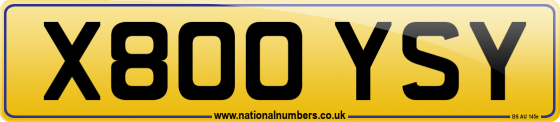 X800 YSY