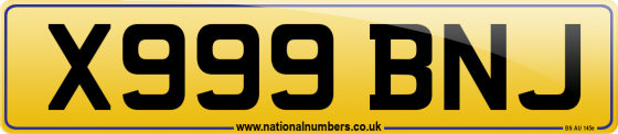 X999 BNJ