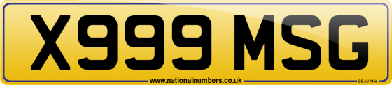 X999 MSG